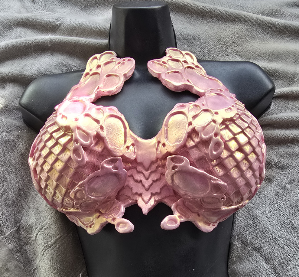 Premade Aether Maris Custom Silicone Top Colorshifting Pink Up to Size 34F